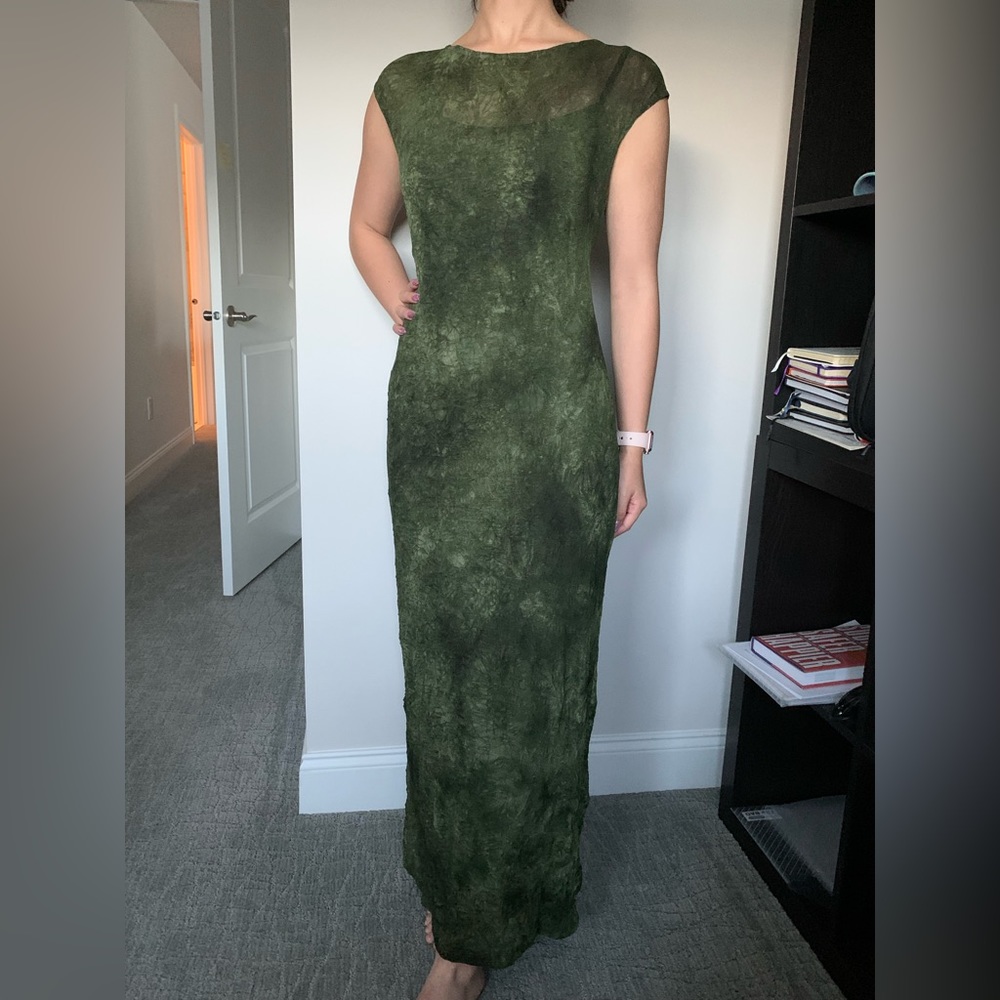 CONNECTED (EUC)✨GREEN MAXI DRESS
